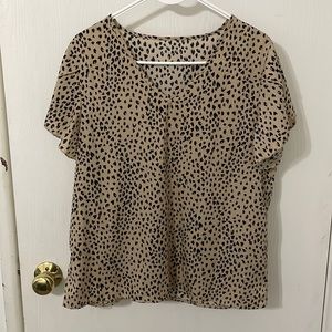 Cheetah blouse